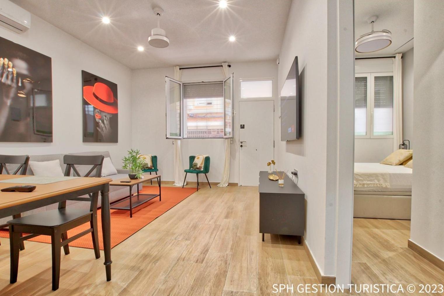 Apartamento Lokys Centro Ciudad, Parking Privado Gratuito 木尔西亚 外观 照片